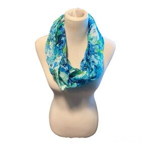 J Jill 100% Cotton Infinity Scarf EUC Like New
